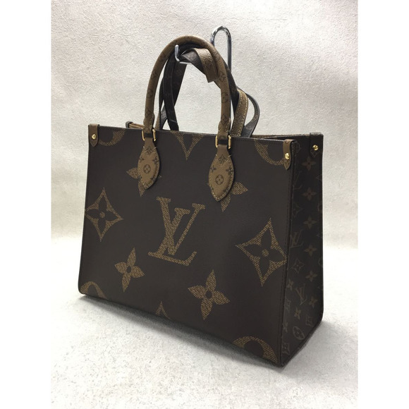 Louis Vuitton Monogram Giant Reverse On The Go MM Handbag - Picture 2 of 6